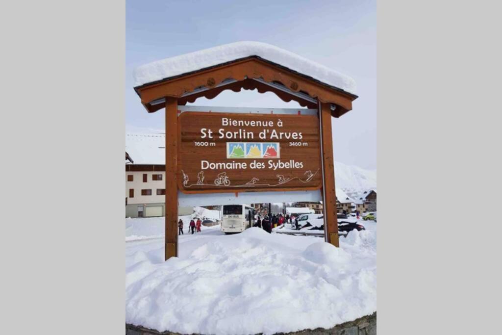 Apartmán Logement 4/6 Personnes A La Montagne Avec Piscine Saint-Sorlin-dʼArves Exteriér fotografie