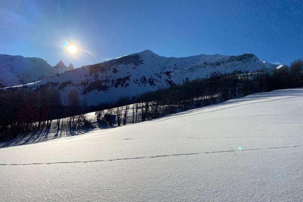 Apartmán Logement 4/6 Personnes A La Montagne Avec Piscine Saint-Sorlin-dʼArves Exteriér fotografie