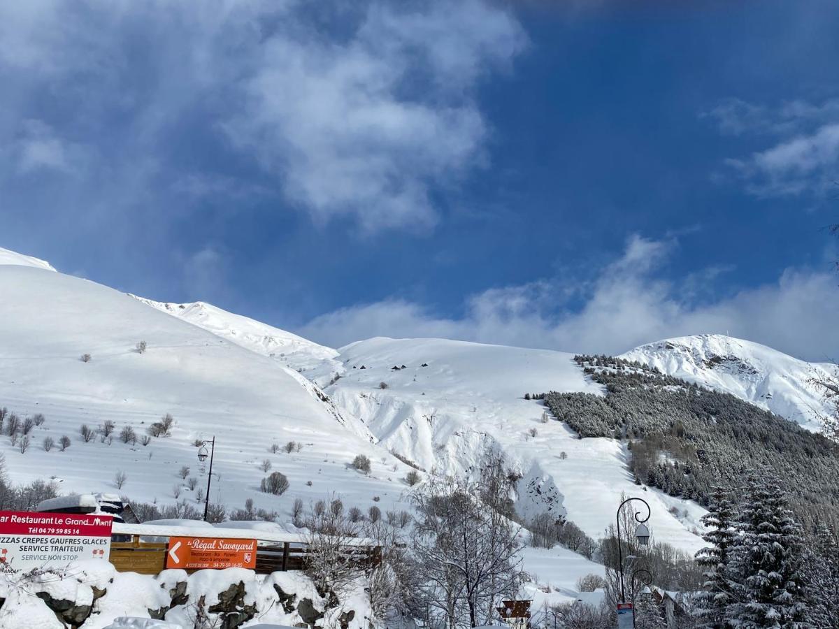 Apartmán Logement 4/6 Personnes A La Montagne Avec Piscine Saint-Sorlin-dʼArves Exteriér fotografie